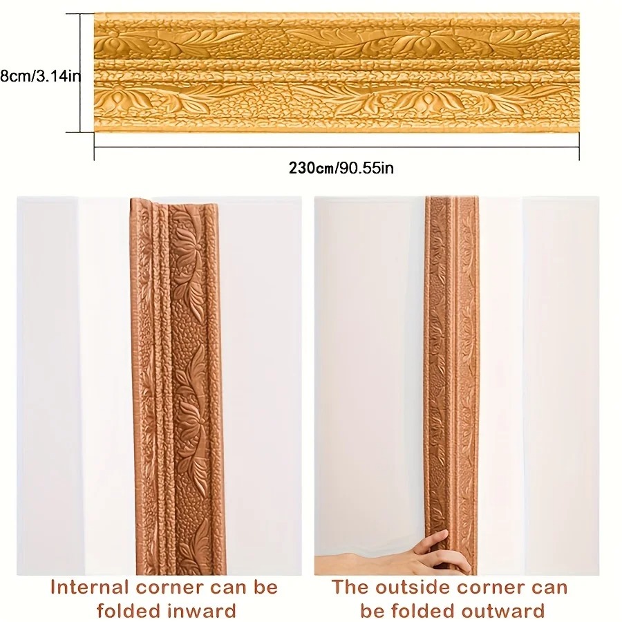 Craft Foam Roll - Самоклеящаяся водонепроницаемая наклейка-лента для стен из
