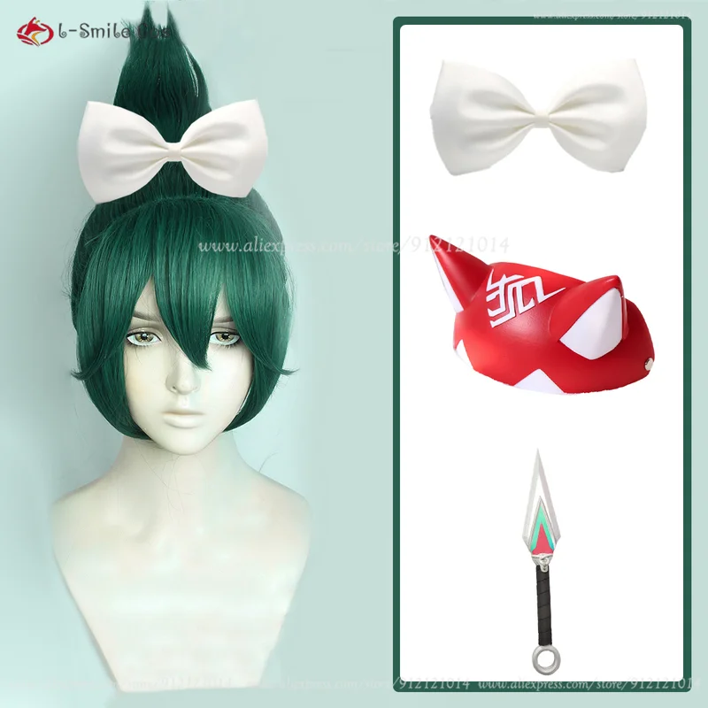 Аниме Кирико косплей парик зел – обзор и цена Cosplay Prop Bow
