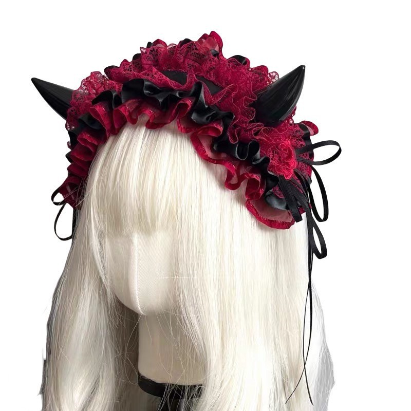 Японская готическая кружевная  – обзор и цена Cosplay Prop Bow
