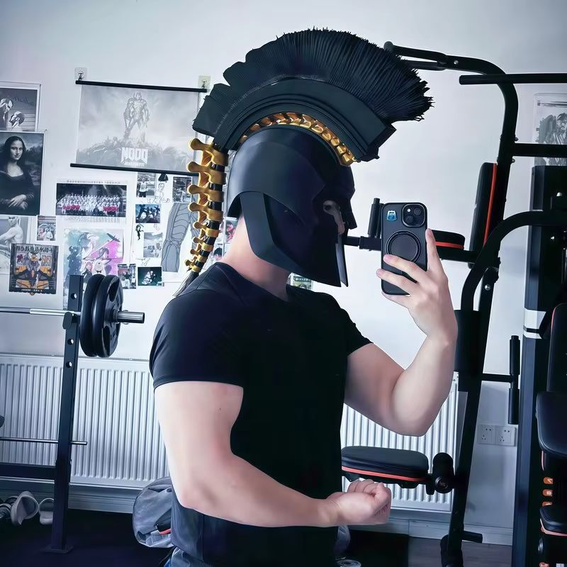 Шлем Агамемнона из «Одиссеи»,  – обзор и цена Cosplay Prop Display